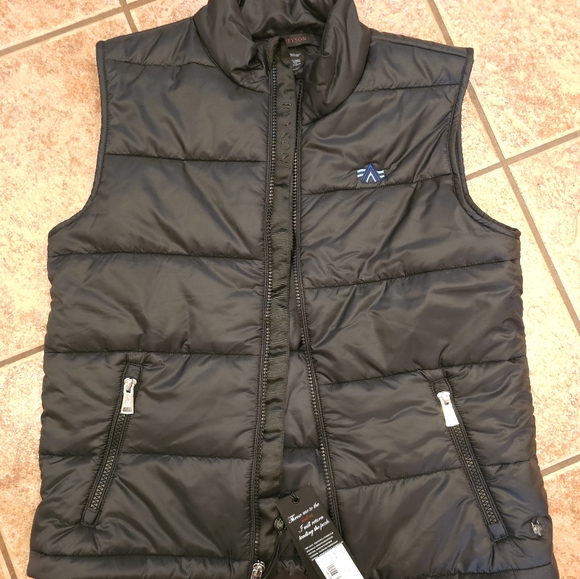 Greyson Black Puffer Vest Xs - Picture 2 of 12